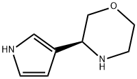 Morpholine, 3-(1H-pyrrol-3-yl)-, (3S)- Struktur