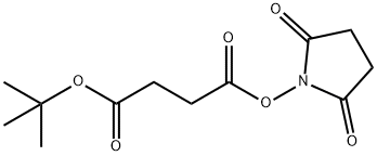 Butanedioic acid, 1-(1,1-dimethylethyl) 4-(2,5-dioxo-1-pyrrolidinyl) ester Struktur