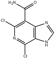 3H-Imidazo[4,5-c]pyridine-7-carboxamide, 4,6-dichloro- Struktur