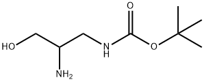 3-(Boc-amino)-2-amino-1-propanol Struktur