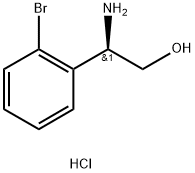 (2R)-2-AMINO-2-(2-BROMOPHENYL)ETHAN-1-OL HYDROCHLORIDE Struktur