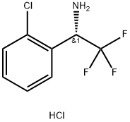 (1S)-1-(2-CHLOROPHENYL)-2,2,2-TRIFLUOROETHYLAMINE HCl Struktur