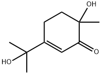 1,8-Dihydroxy-p-menth-3-en-2-one Struktur