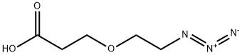 Azido-PEG1-acid Struktur