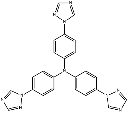 tris(4-(1H-1,2,4-triazol-1-yl)phenyl)amine Struktur