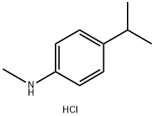 N-methyl-4-(propan-2-yl)aniline hydrochloride Struktur