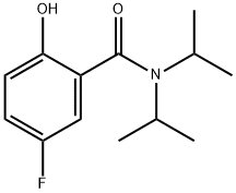 5-fluoro-2-hydroxy-N,N-diisopropylbenzamide Struktur