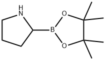 Pyrrolidine, 2-(4,4,5,5-tetramethyl-1,3,2-dioxaborolan-2-yl)- Struktur