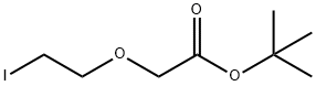 Acetic acid, 2-(2-iodoethoxy)-, 1,1-dimethylethyl ester Struktur