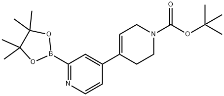 4-(1-N-Boc-3,6-Dihydro-2H-4-pyridyl)pyridine-2-boronic acid pinacol ester Struktur