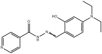 (Z)-N-(4-(diethylamino)-2-hydroxybenzylidene)isonicotinohydrazide Struktur