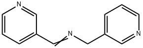 N-(3-Pyridinylmethylene)-3-pyridinemethanamine Struktur