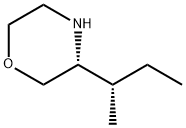 Morpholine, 3-[(1S)-1-methylpropyl]-, (3R)- Struktur