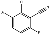 3-bromo-2-chloro-6-fluorobenzonitrile Struktur