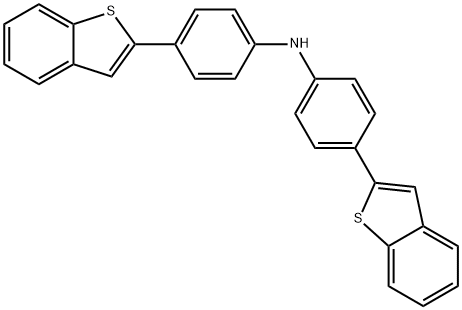 Benzenamine,4-benzo[b]thien-2-yl-N-(4-benzo[b]thien-2-ylphenyl)- Struktur