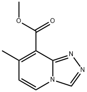 methyl 7-methyl-[1,2,4]triazolo[4,3-a]pyridine-8-carboxylate Struktur