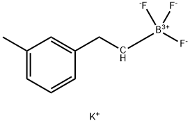 Borate(1-), trifluoro[2-(3-methylphenyl)ethyl]-, potassium (1:1), (T-4)- Struktur