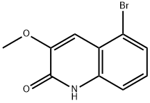 2(1H)-Quinolinone, 5-bromo-3-methoxy- Struktur