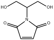 1H-Pyrrole-2,5-dione, 1-[2-hydroxy-1-(hydroxymethyl)ethyl]- Struktur