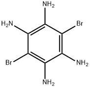 1,2,4,5-Benzenetetramine, 3,6-dibromo- Struktur