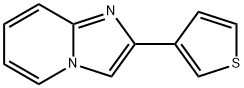 Imidazo[1,2-a]pyridine, 2-(3-thienyl)- Struktur