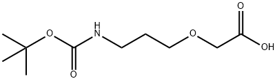 2-[3-(Boc-amino)propoxy]-acetic acid Struktur