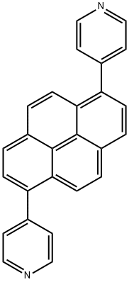 1,6-di(pyridin-4-yl)pyrene Struktur