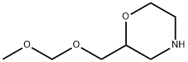 Morpholine,2-[(methoxymethoxy)methyl]- Struktur