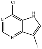 5H-Pyrrolo[3,2-d]pyrimidine, 4-chloro-7-iodo- Struktur