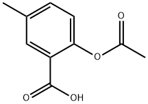 2-(acetyloxy)-5-methylbenzoic acid Struktur