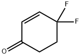 4,4-difluorocyclohex-2-en-1-one Struktur