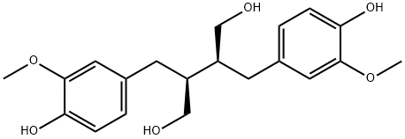 (+)-Secoisolariciresinol Struktur