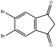 1H-Indene-1,3(2H)-dione, 5,6-dibromo- Struktur