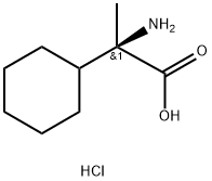 (2R)-2-amino-2-cyclohexylpropanoic acid hydrochloride Struktur