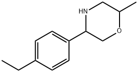 Morpholine, 5-(4-ethylphenyl)-2-methyl- Struktur