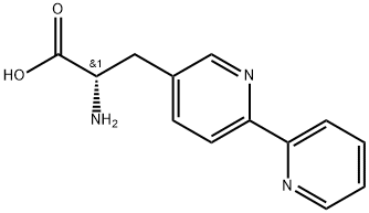 [2,2’-Bipyridine]-5-propanoic acid, ɑ-amino-(ɑ,s) Struktur