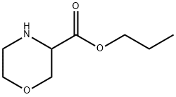 3-Morpholinecarboxylic acid, propylester Struktur