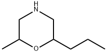 Morpholine, 2-methyl-6-propyl- Struktur