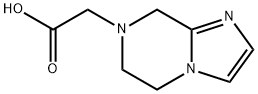 Imidazo[1,2-a]pyrazine-7(8H)-acetic acid, 5,6-dihydro- Struktur