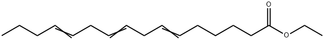 6,9,12-Hexadecatrienoic acid, ethyl ester Struktur