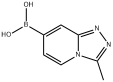 {3-Methyl-[1,2,4]triazolo[4,3-a]pyridin-7-yl}boronic acid Struktur