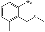 Benzenamine, 2-(methoxymethyl)-3-methyl- Struktur