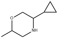 Morpholine, 5-cyclopropyl-2-methyl- Struktur