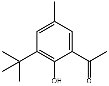 1-[3-(1,1-Dimethylethyl)-2-hydroxy-5-methylphenyl]ethanone Struktur