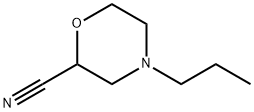 2-Morpholinecarbonitrile,4-propyl- Struktur