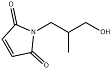 1H-Pyrrole-2,5-dione, 1-(3-hydroxy-2-methylpropyl)- Struktur