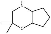 Cyclopent[b]-1,4-oxazine,octahydro-2,2-dimethyl- Struktur