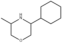 Morpholine, 3-cyclohexyl-5-methyl- Struktur