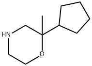 Morpholine,2-cyclopentyl-2-methyl- Struktur