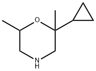 Morpholine,2-cyclopropyl-2,6-dimethyl- Struktur